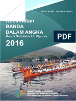 Kecamatan Banda Dalam Angka 2016