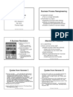 Business Process Reengineering Business Process Reengineering