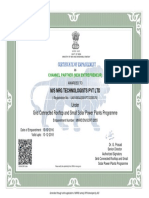 Mnre Certificate