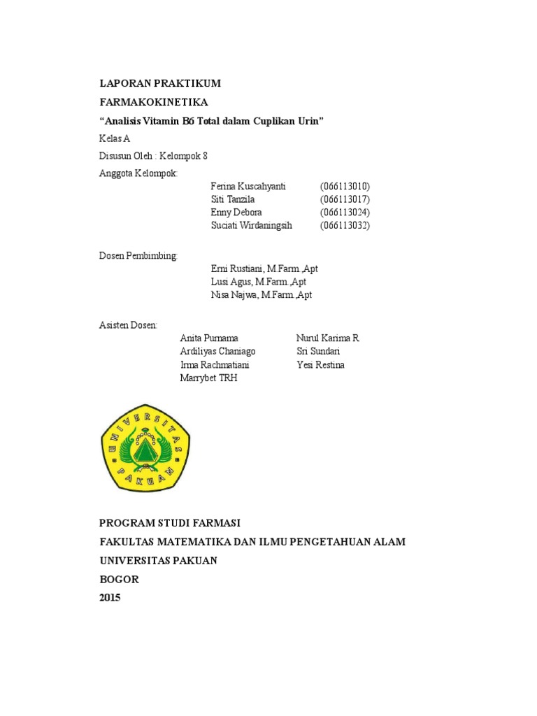 Laporan Vitamin B6 Docx
