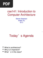 Introduction To Computer Architecture