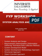 System Analysis and Design Workshop