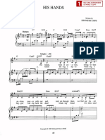 His Hands Sheet Music PDF