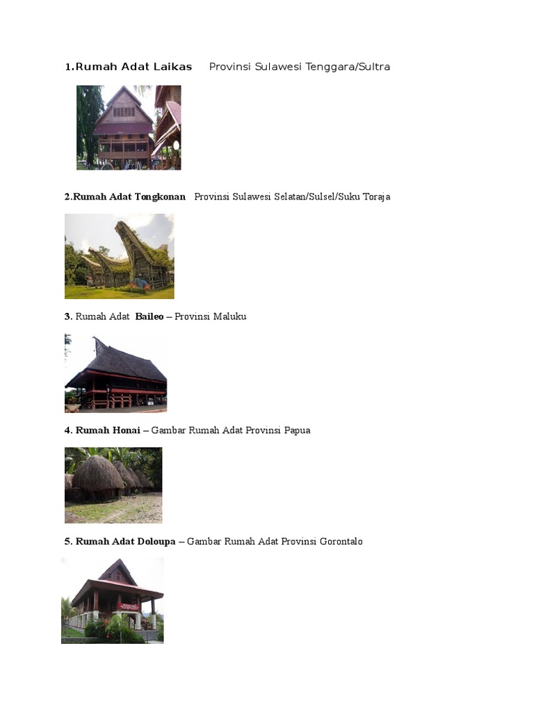 420+ Gambar Rumah Adat Laikas Terbaru