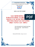 Xác định đồng thời Paracetamol và Ibuprofen trong các dược phẩm bằng phương pháp sắc ký lỏng hiệu năng cao (HPLC) PDF