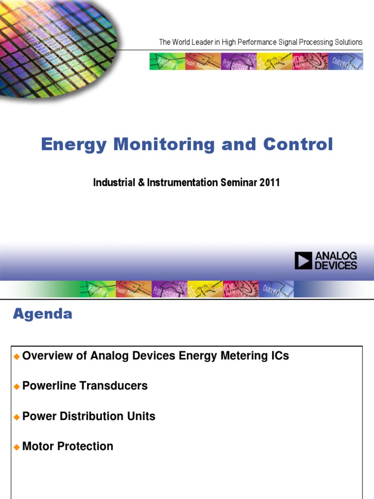 Energy Metering Solutions Overview | PDF | Analog Devices | Analog To ...