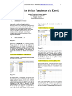 Ejemplos de Las Funciones de Excel