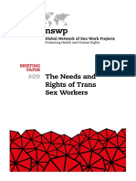 The Needs and Rights of Trans Sex Workers