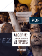 Rapport RSF sur les médias en Algérie 