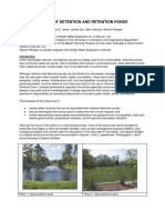 Safety hazards and design techniques for stormwater detention ponds