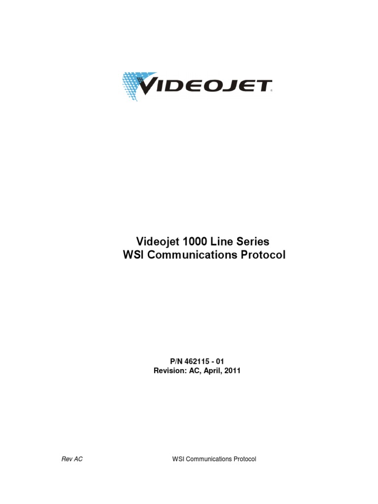 WSI Protocol Commands Overview | PDF | Network Packet | Ascii
