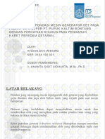 1609_PERENCANAAN PONDASI MESIN GENERATOR SET PADA PABRIK NPK SUPER PT. PUPUK KALTIM BONTANG DENGAN PERHATIAN KHUSUS PADA PENGARUH KARET PEREDAM GETARAN.pdf