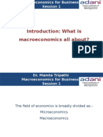 Introduction: What Is Macroeconomics All About?