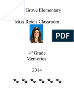 Miss Reid Memories Book