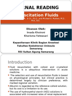 Journal Reading: Resuscitation Fluids