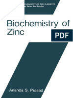 (Biochemistry of the Elements 11) Ananda S. Prasad (Auth.)-Biochemistry of Zinc-Springer US (1993) (1)