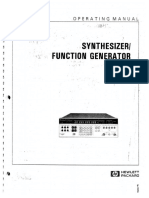 HP 3325A Operating Manual