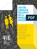 Uso Del Lenguaje Inclusivo en La Producción Estadística