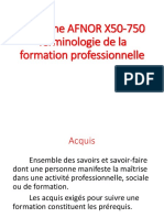 4 - Vocabulaire de La Formation