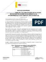 Posibles Errores en Las Mediciones de Glucosa