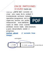 Clonacion de Particiones