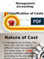 Classification of Costs and CVP Cruz Manzano Asi