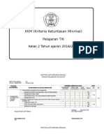 KKM TIK Kelas 2