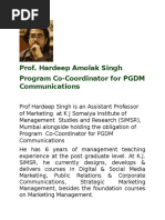 Prof Hardeep Singh