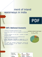 Development of Inland Waterways in India