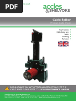 Acvoke Standard Cable Spiker Datasheet