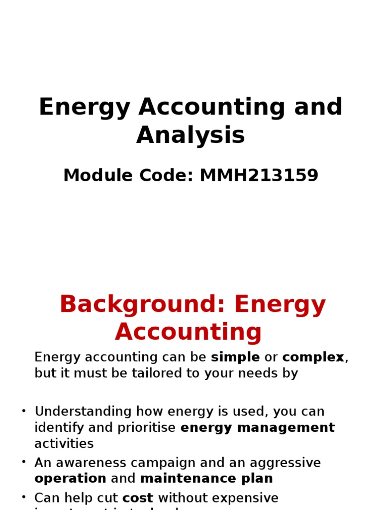 02 Energy Accounting Hvac Air Conditioning