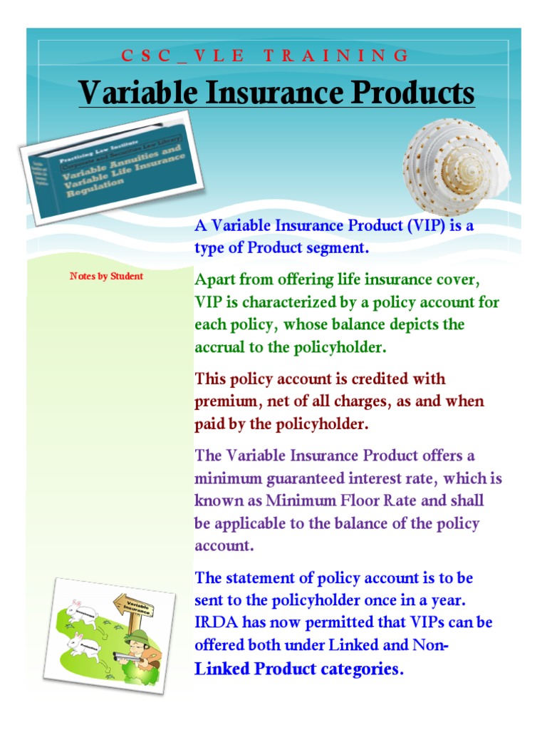 8.variable Insurance 1436524684 | PDF | Finance & Money Management