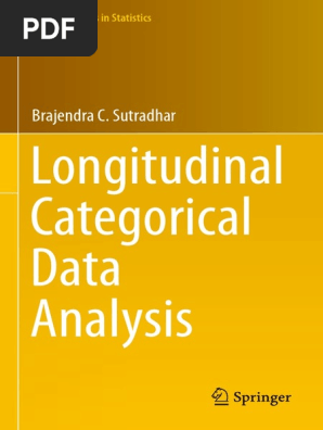 Brajendra C Sutradhar Longitudinal Categorical Data Analysis Pdf Zzzzz Pdf Dependent And Independent Variables Correlation And Dependence