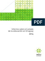 Informe Sobre El Estado de La Educación en Uruguay 2014