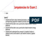 Che 436 Competencies For Exam 2: Level 3