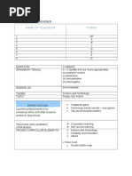 Teaching Organiser-Chapter 6