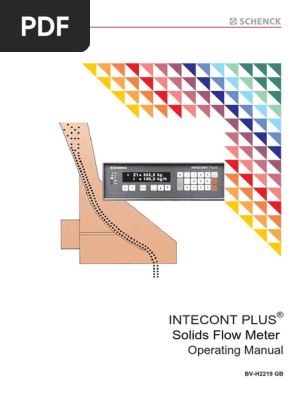 Schenck Intecont Plus Weighfeeder Manual Pdf Alimentation