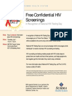 2010 HIV Testing Day Flyer