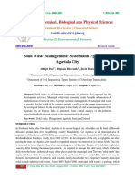 Solid Waste Management System and Approach In