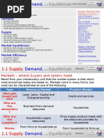 1.1 Supply, Demand, And Equilibrium