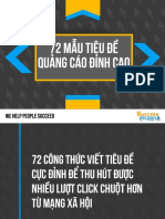 72 Mẫu Tiêu Đề Quảng Cáo