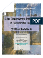 Sulfur Dioxide Control Technologies in Electric Power Plants