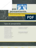 2 Tipos de Pensamiento