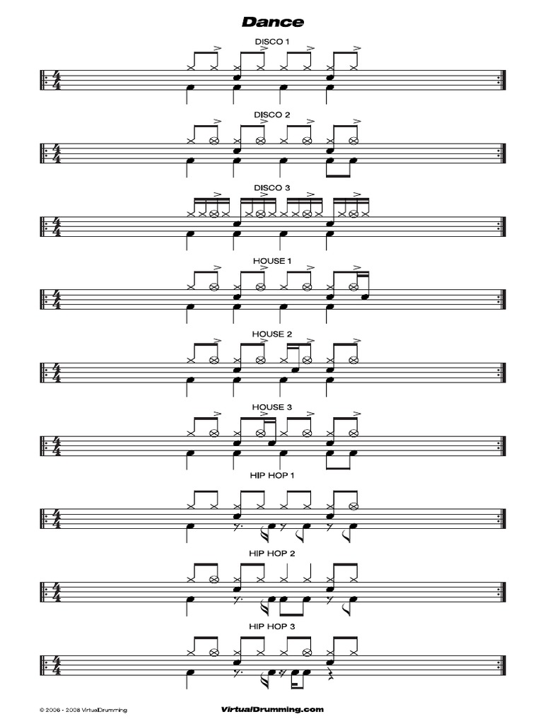 Drums Dance Beats PDF PDF