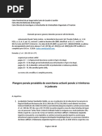 Dosar Penal Craciun Constantin Catalin Pentru Falsificarea Hotararii Din 20.12.2016 Din 15751/231/2016