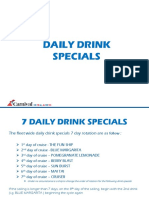 Daily Drink Specials