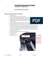 Replacing the Heat Exchanger Cover Plates MaxFire and UBB