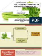 Pengaruh Ozon Terhadap Karakteristik FISIK SELEDRI (Apium Graveolens L)