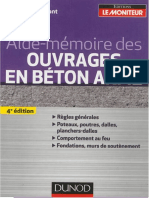 Aide Memoire Des Ouvrage en Beton Armé PDF