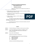 Maths activities for 3-8 2008.doc